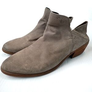 Sam Edelman Prentice Taupe Suede ankle boot